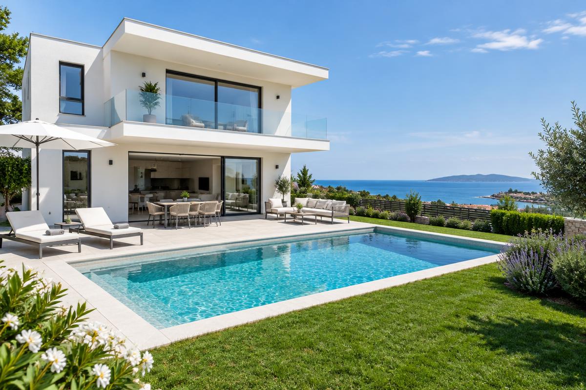 Mimarsinan'da Müstakil Havuzlu Villa